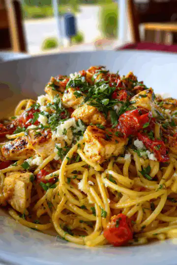 Monterey Chicken Spaghetti