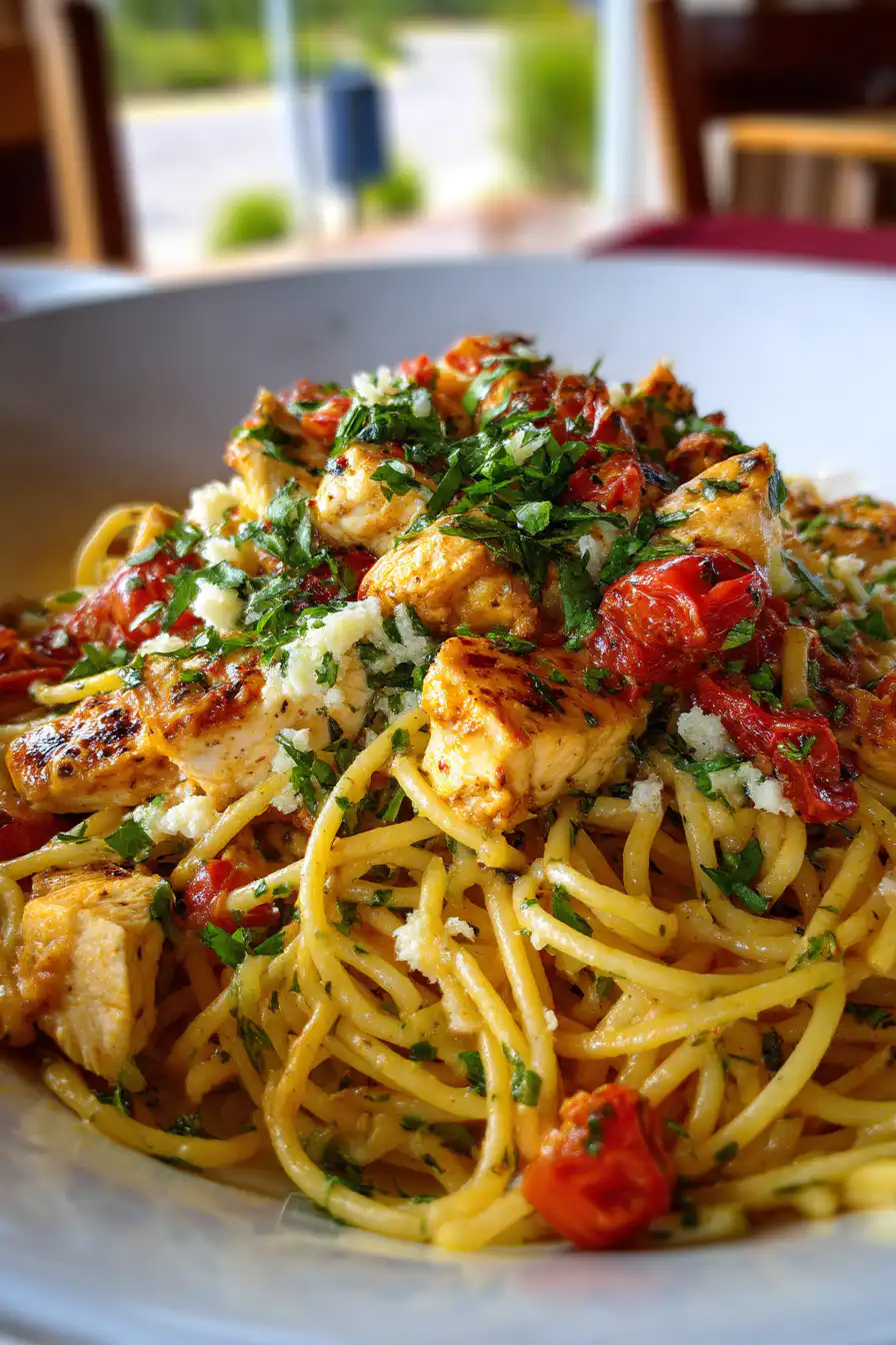 Monterey Chicken Spaghetti