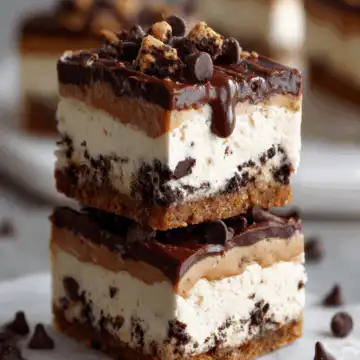 No Bake Cookie Dough Cheesecake Bars