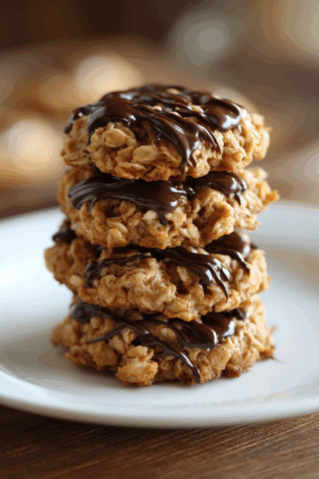 No-Bake Peanut Butter Oatmeal Cookies