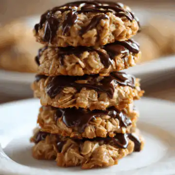 No-Bake Peanut Butter Oatmeal Cookies
