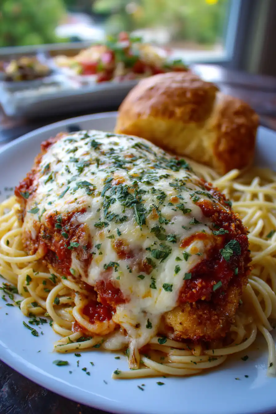 OVEN BAKED CHICKEN PARMESAN