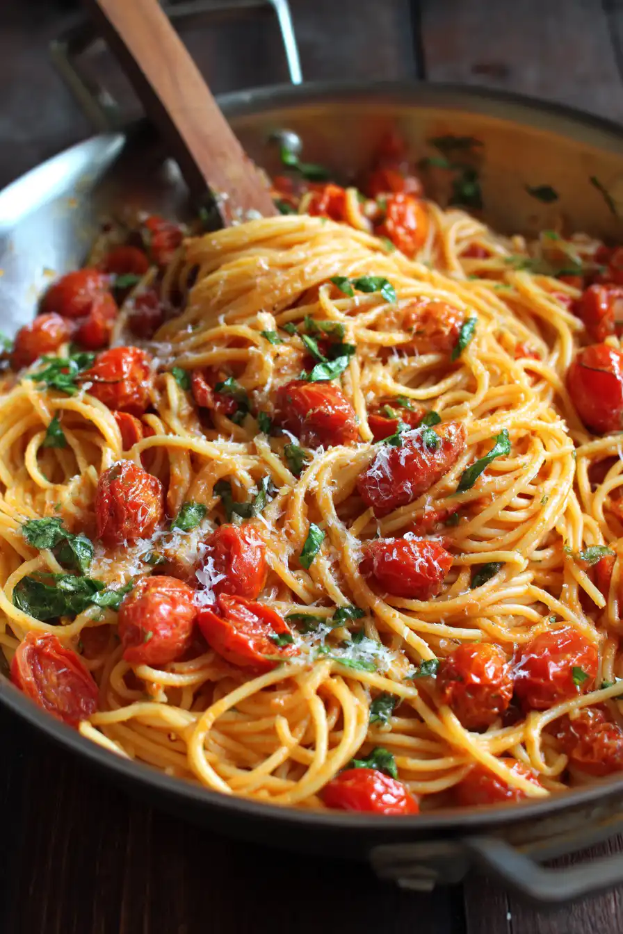 One Pan Creamy Tomato Pasta