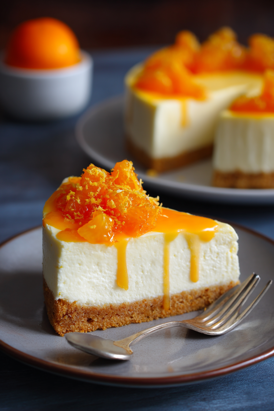 Orange Creamsicle Cheesecake