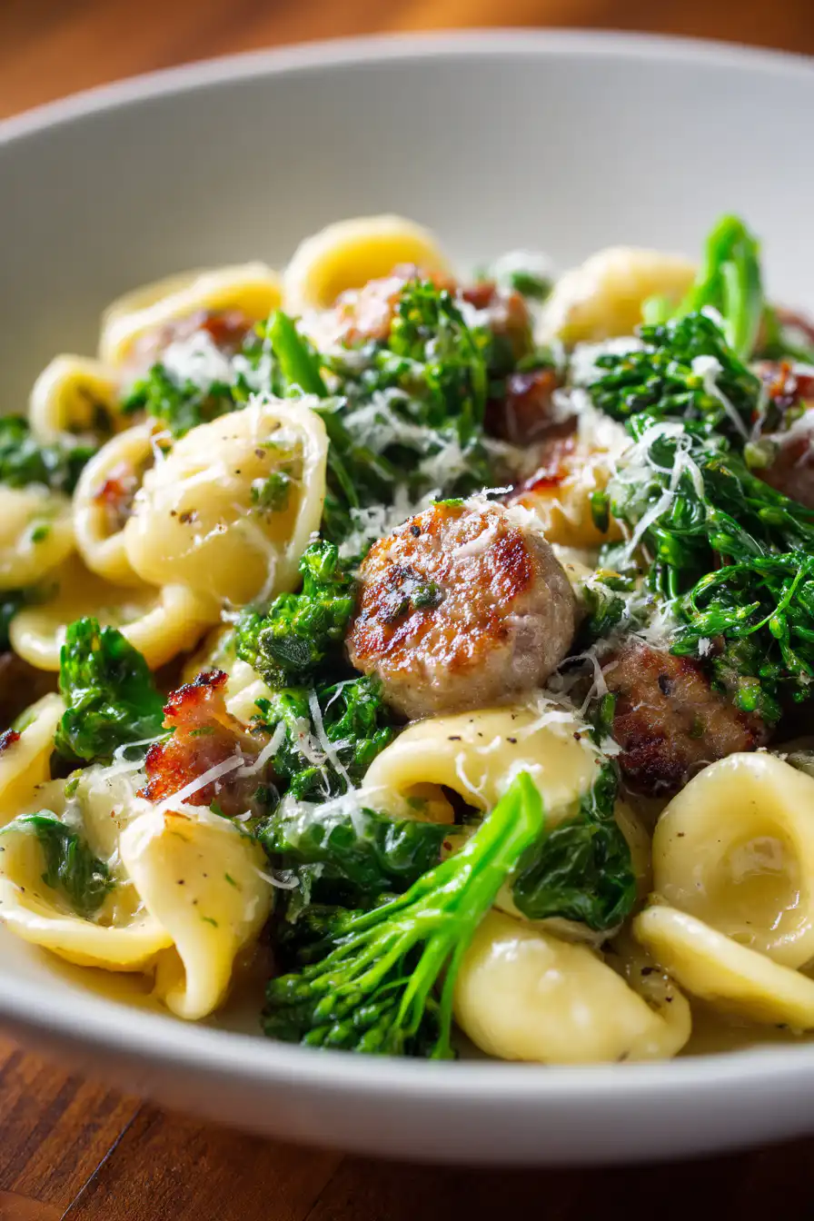 Orecchiette with Sausage and Broccoli