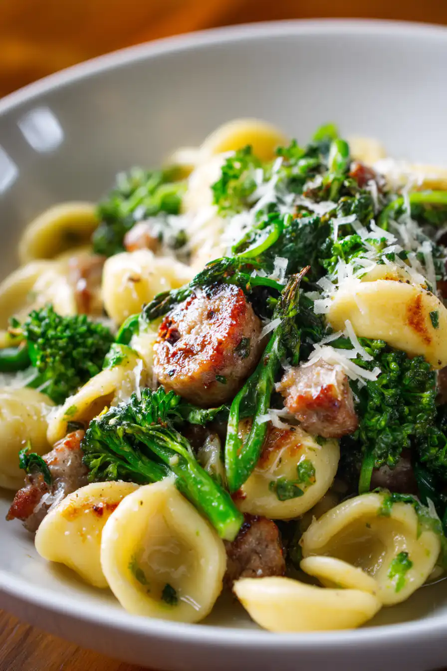 Orecchiette with Sausage and Broccoli