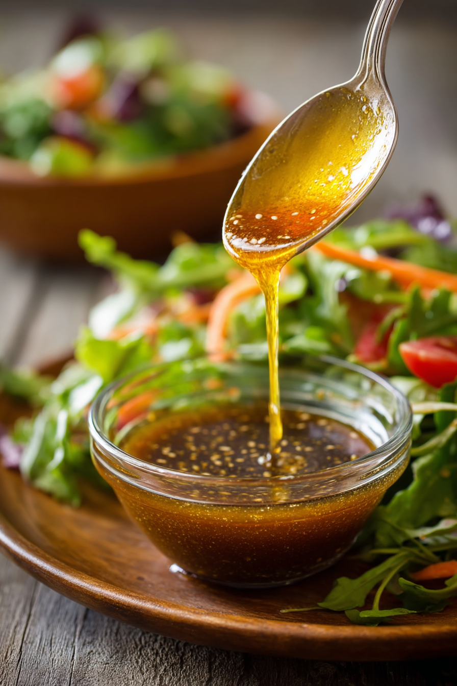 Peach Honey Dijon Balsamic Vinaigrette