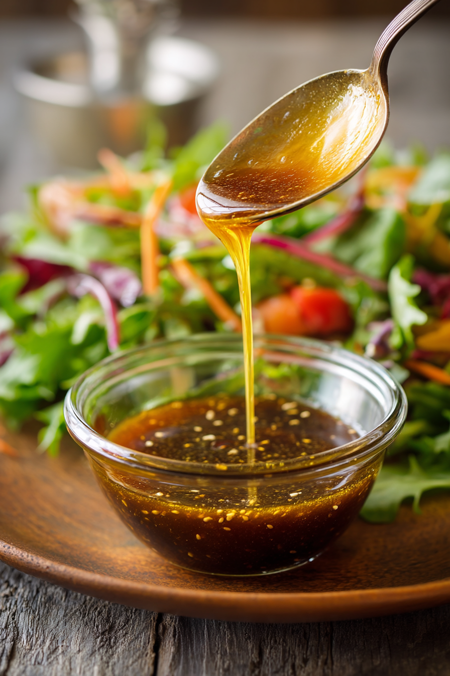 Peach Honey Dijon Balsamic Vinaigrette