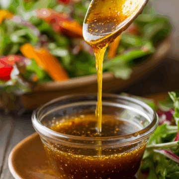Peach Honey Dijon Balsamic Vinaigrette