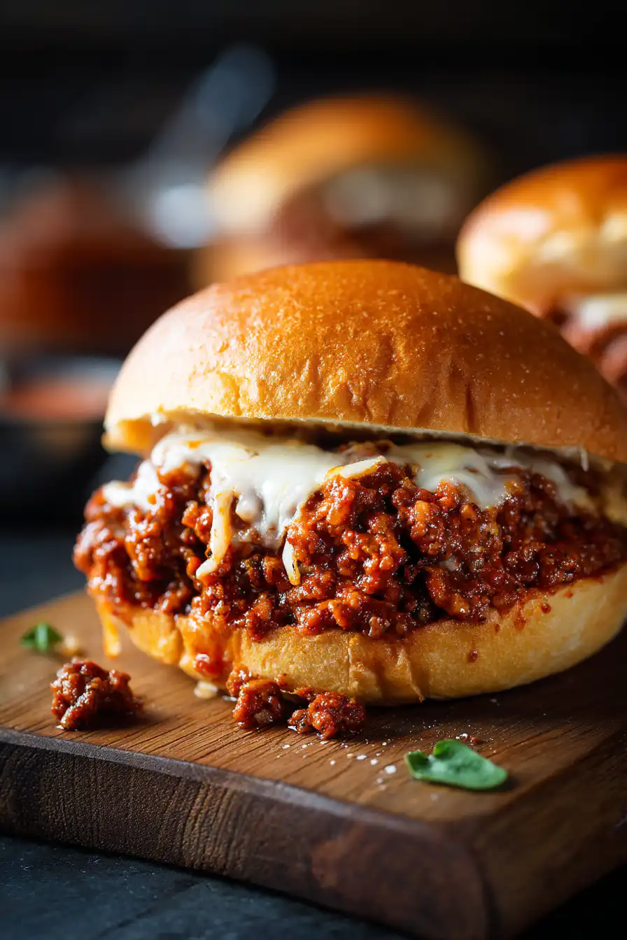 Pepperoni Pizza Sloppy Joes