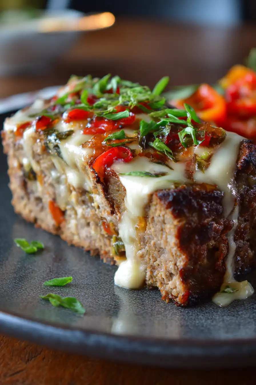 Philly Cheesesteak Meatloaf