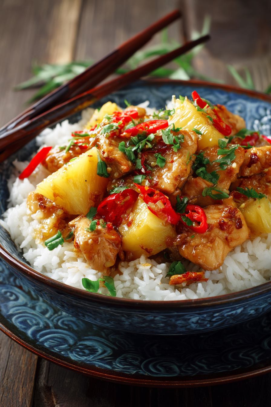 Pineapple Chicken and Rice