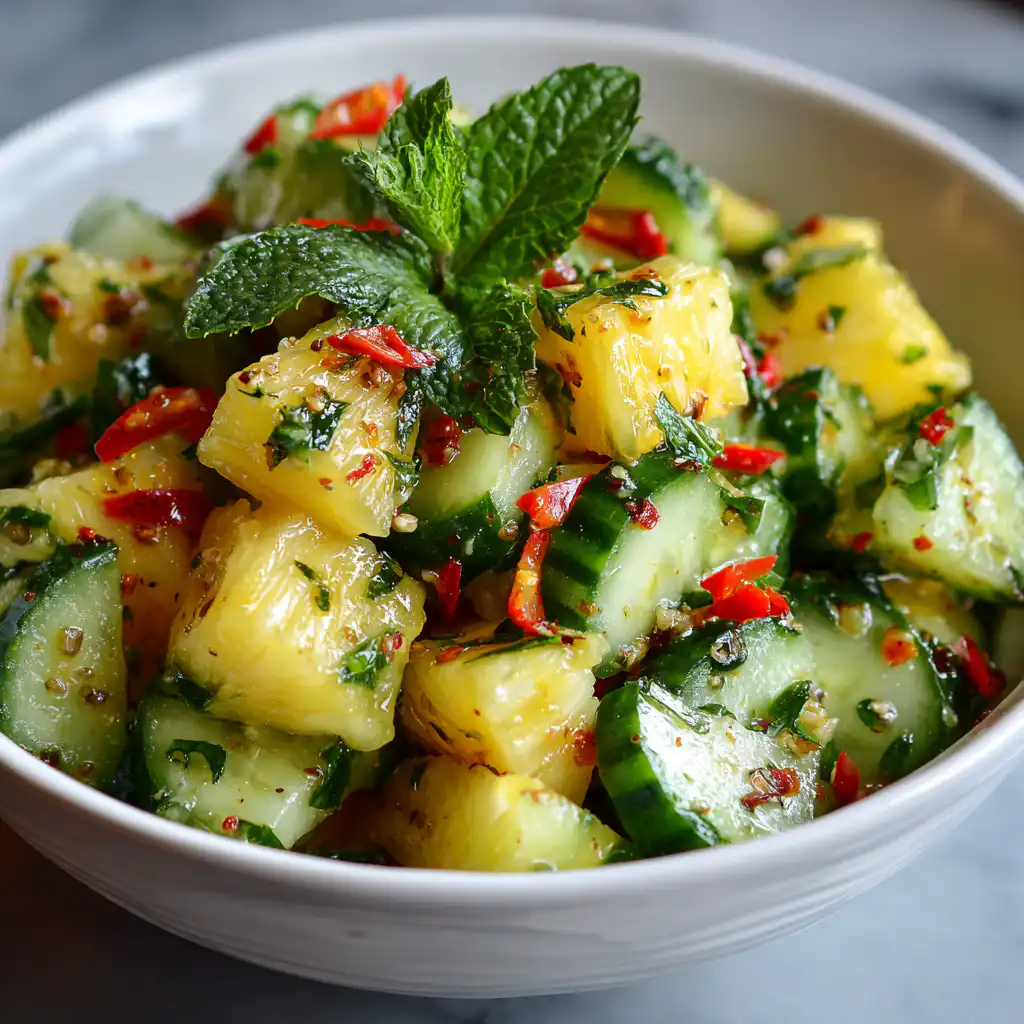 Pineapple Cucumber Salad Recipe