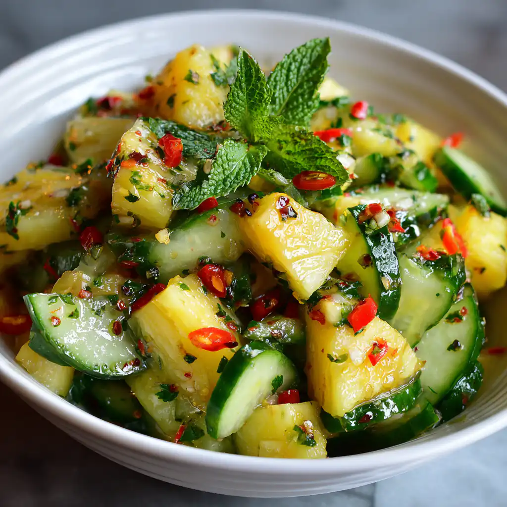 Pineapple Cucumber Salad Recipe