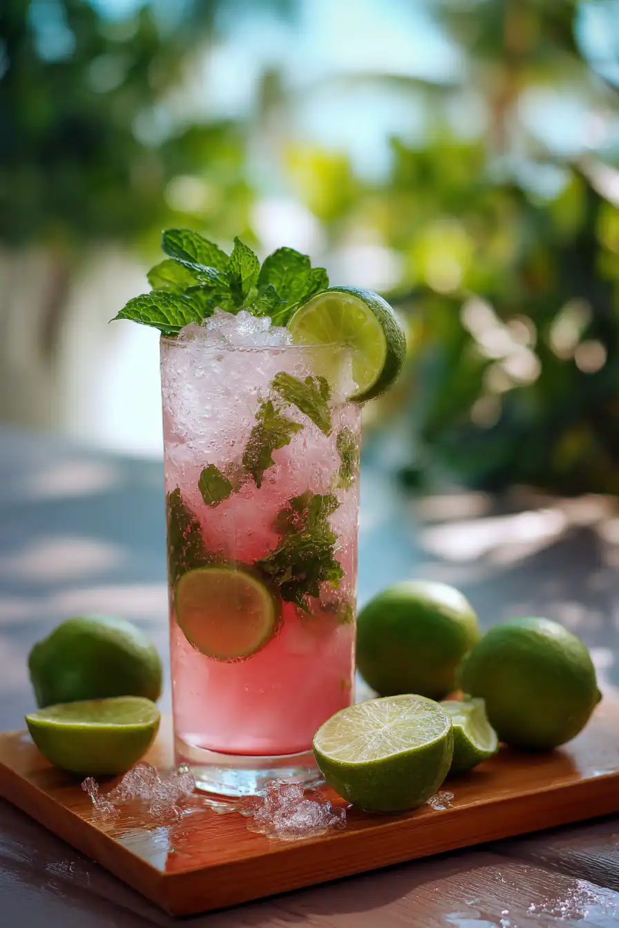 Pink Coconut Mojito