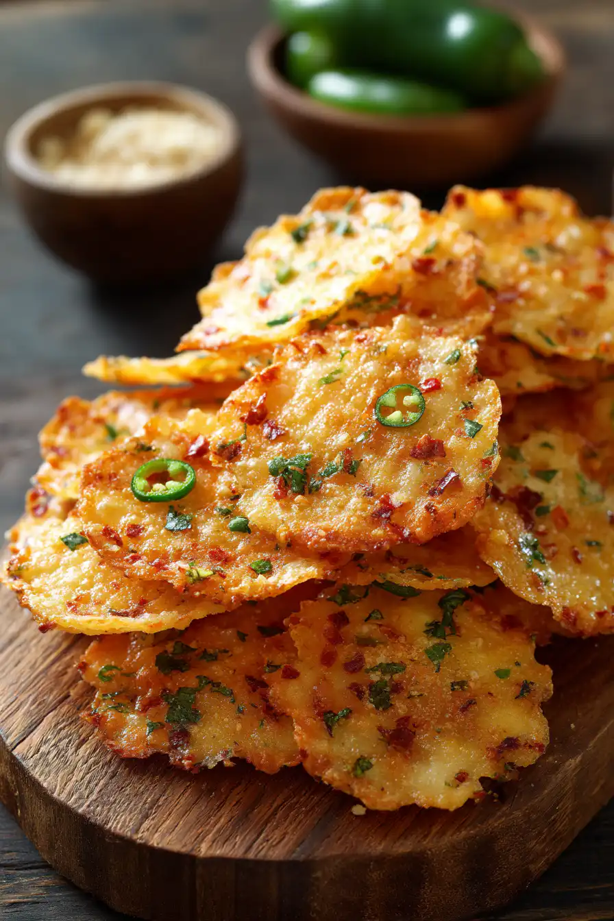 Pioneer Woman Jalapeño Cheese Crisps