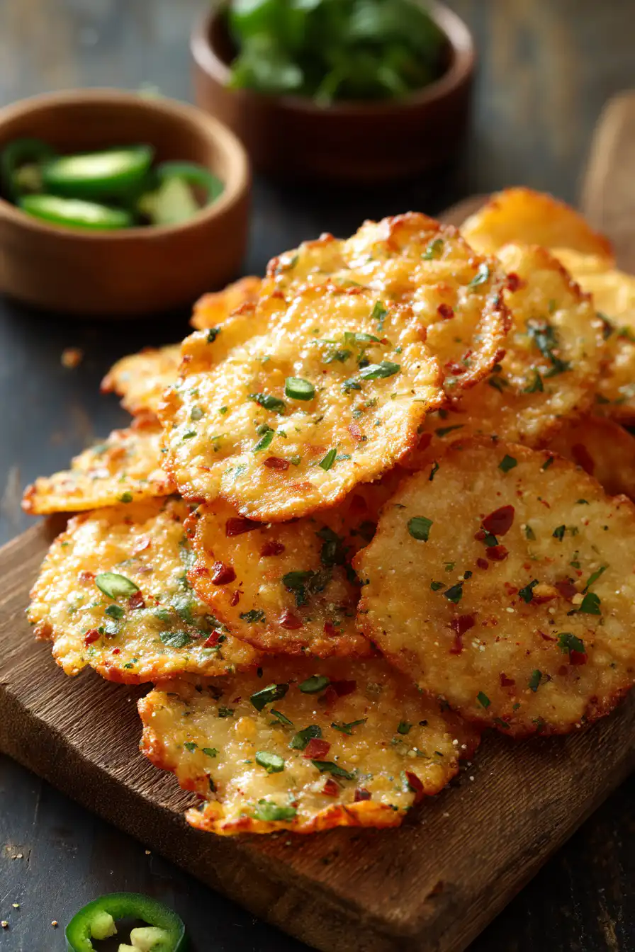 Pioneer Woman Jalapeño Cheese Crisps