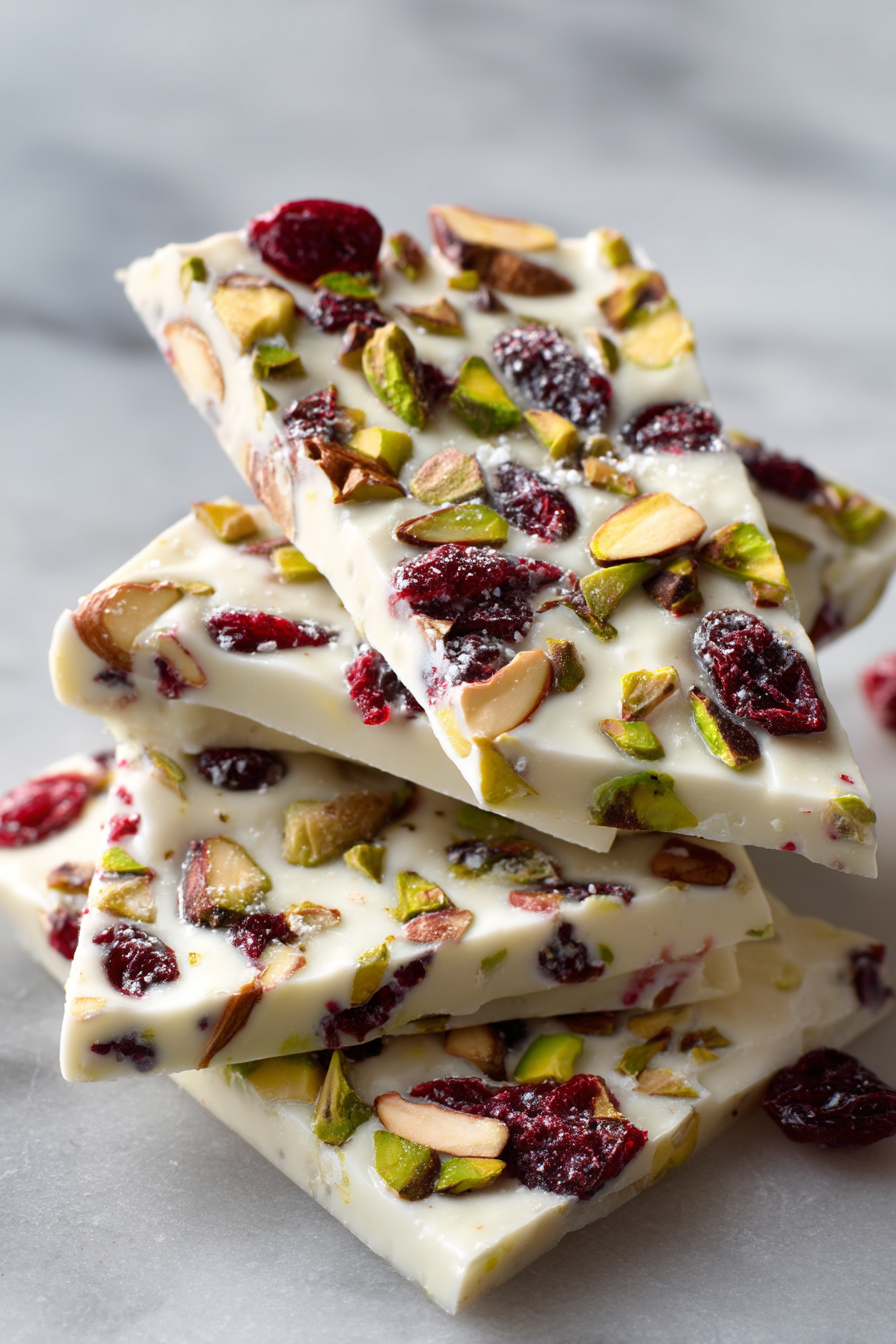 Pistachio Cranberry Bark