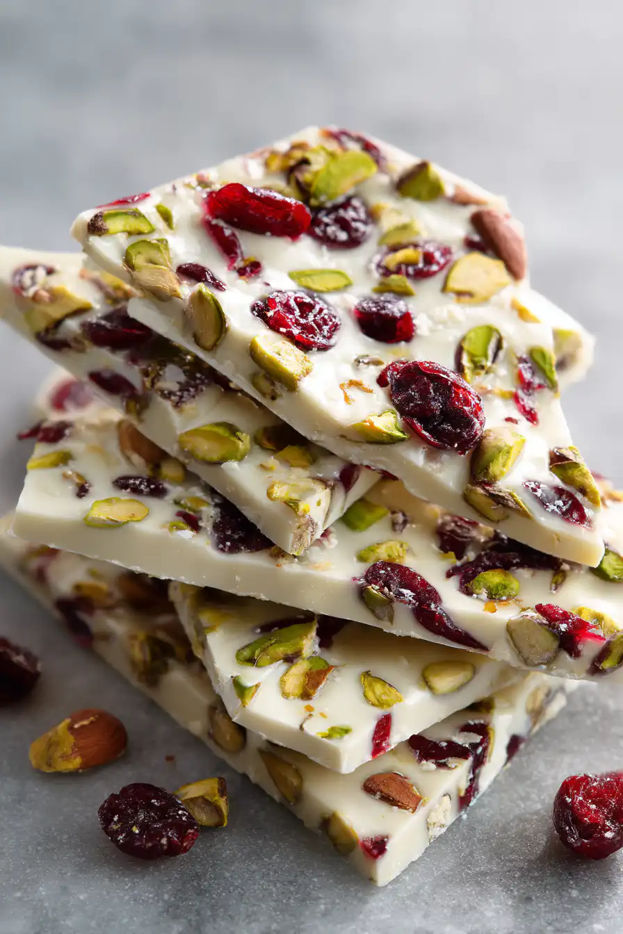 Pistachio Cranberry Bark