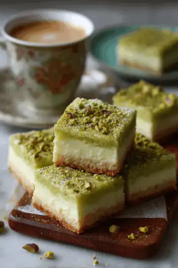 Pistachio Pudding Sugar Cookie Bars