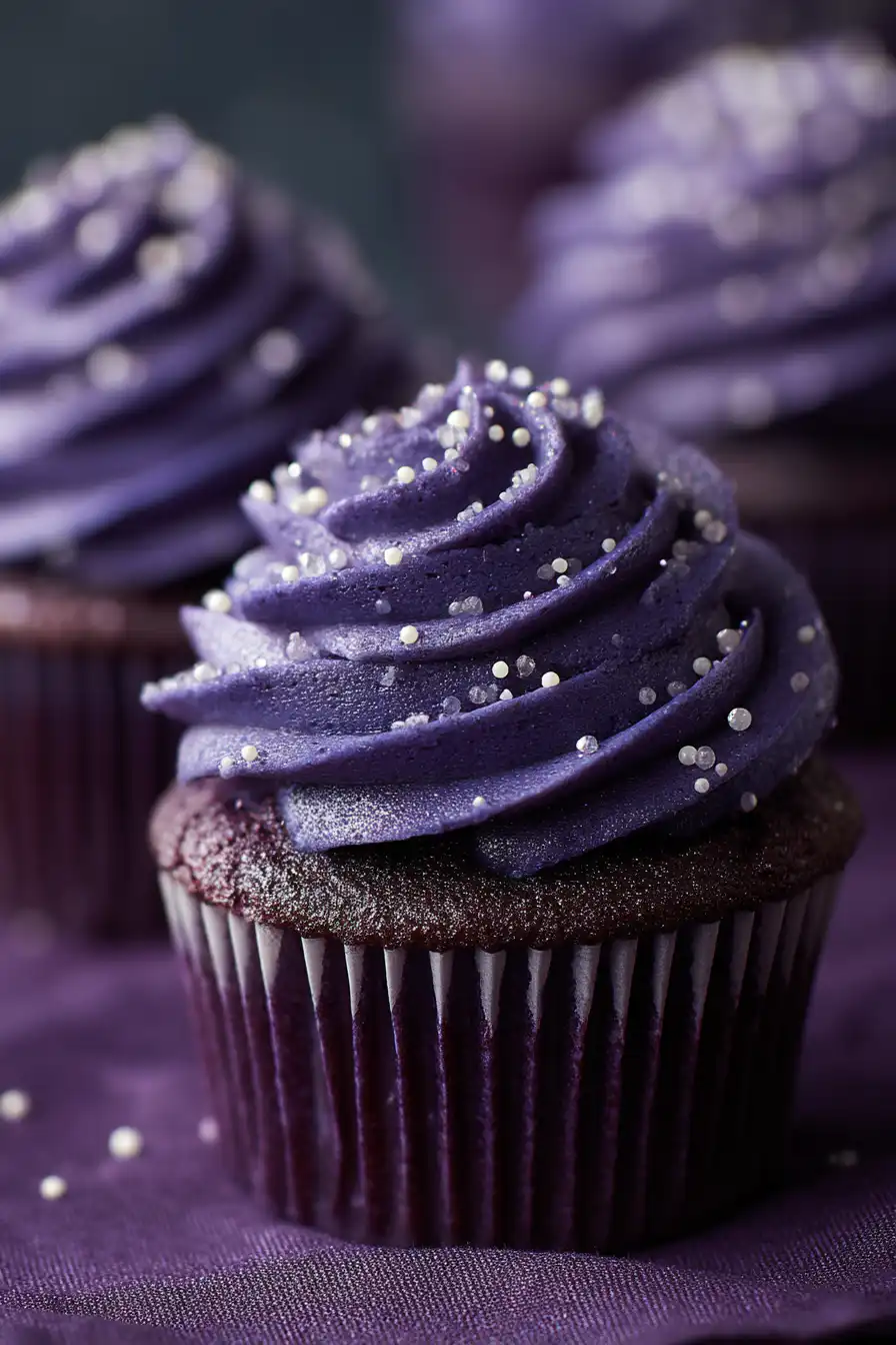 Purple Velvet Cupcakes