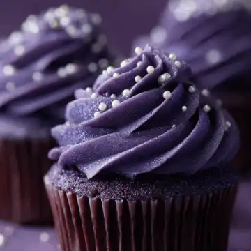 Purple Velvet Cupcakes