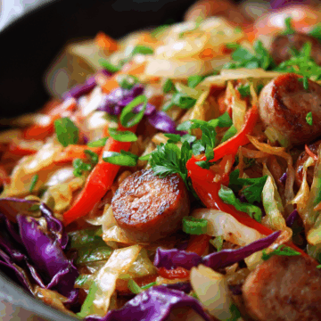 Sausage and Cabbage Stir Fry