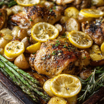 Sheet Pan Garlic Butter Chicken Meal