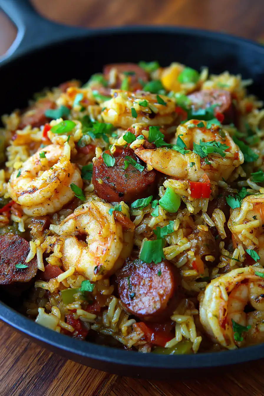 Shrimp Sausage Dirty Rice