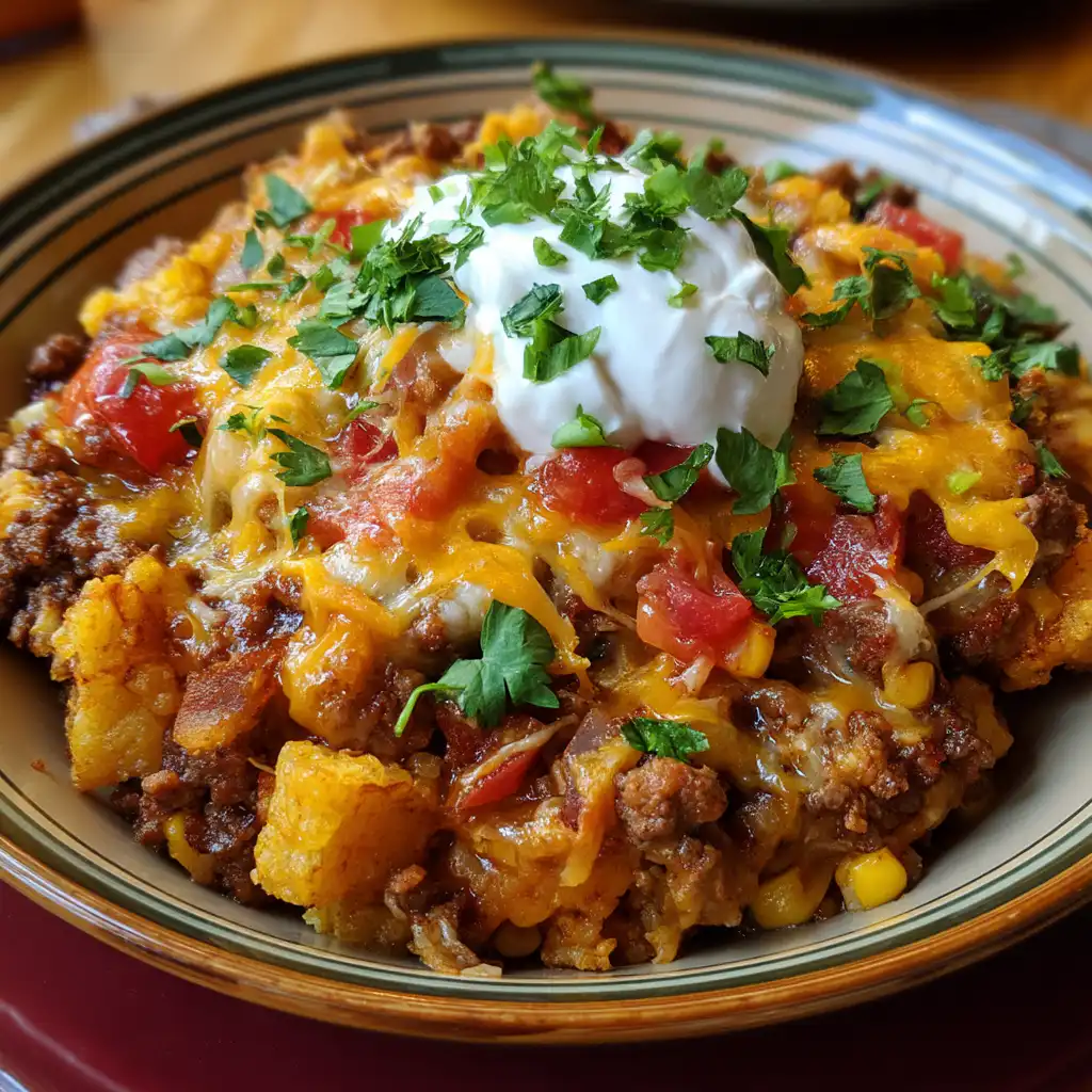 Slow Cooker Cowboy Casserole