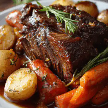 Slow Cooker Three Envelope Pot Roast
