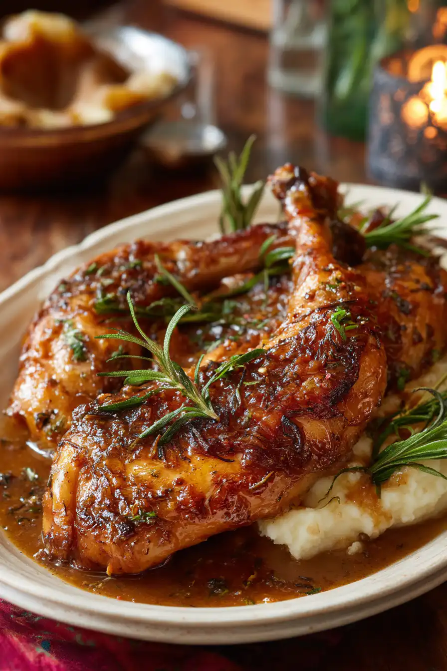 Smothered Turkey Wing Dinner