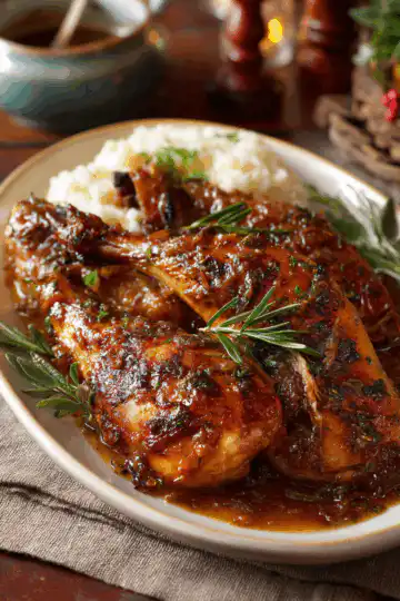 Smothered Turkey Wing Dinner