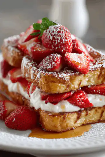 Strawberry Cream French Toast