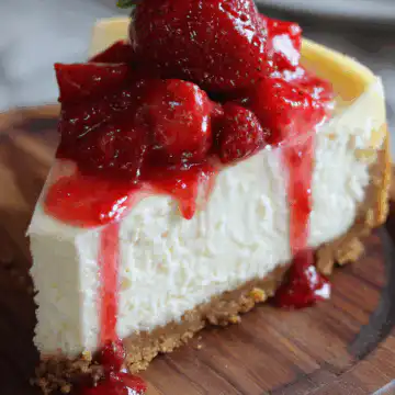 Strawberry Lemon Cheesecake