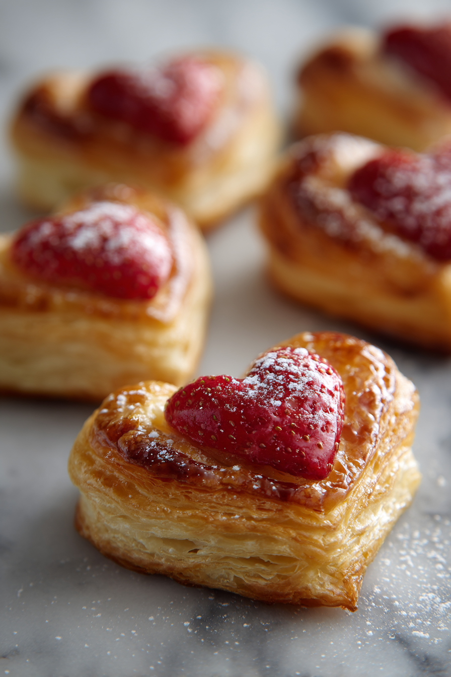 Strawberry Puff Pastry Hearts: A Sweet Treat for Any Occasion