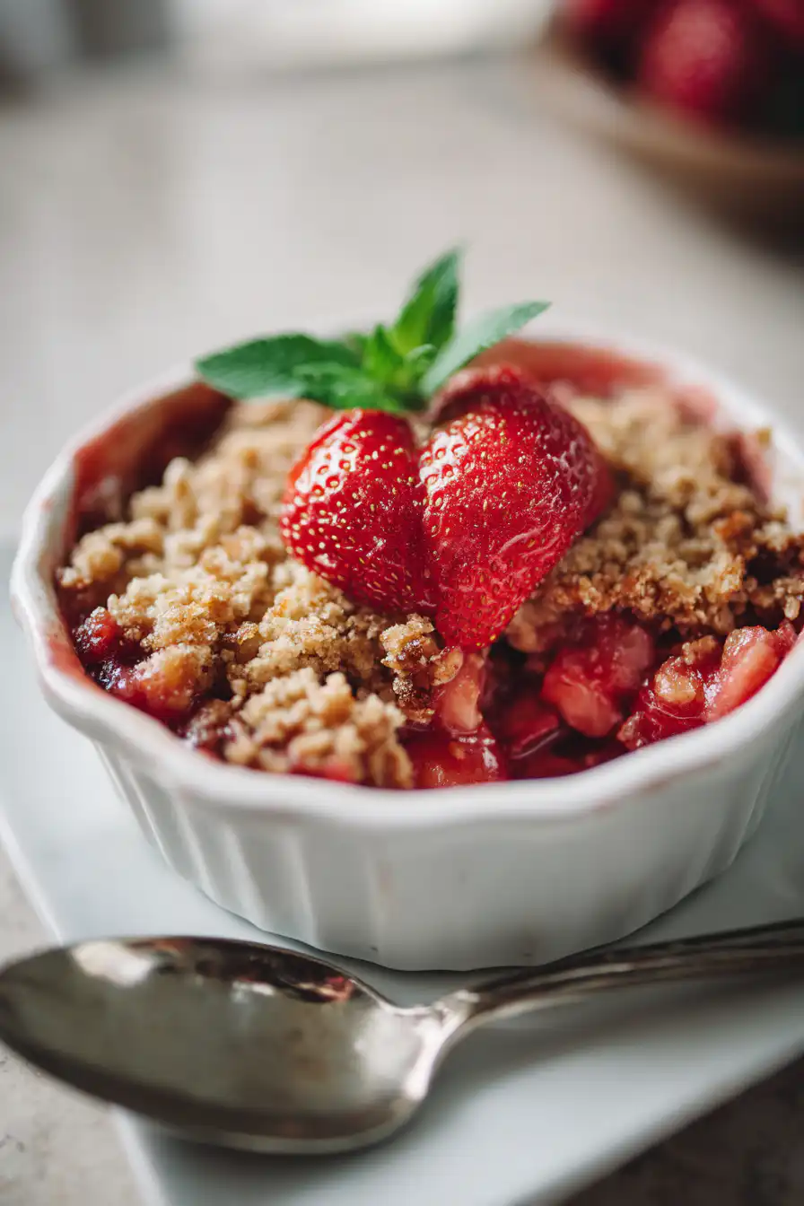 Strawberry Rhubarb Crisp