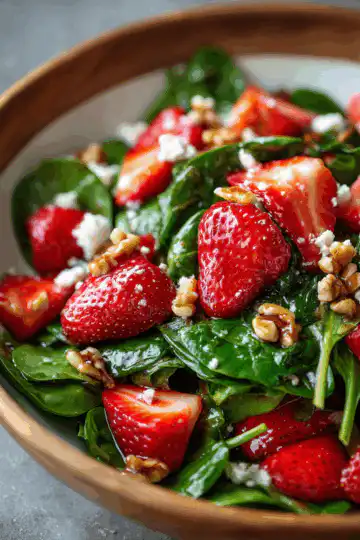Strawberry Spinach Salad