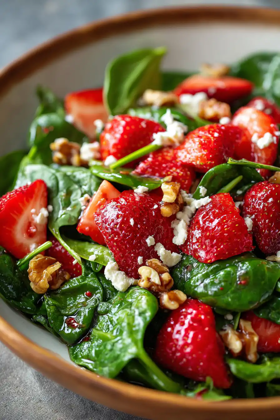 Strawberry Spinach Salad