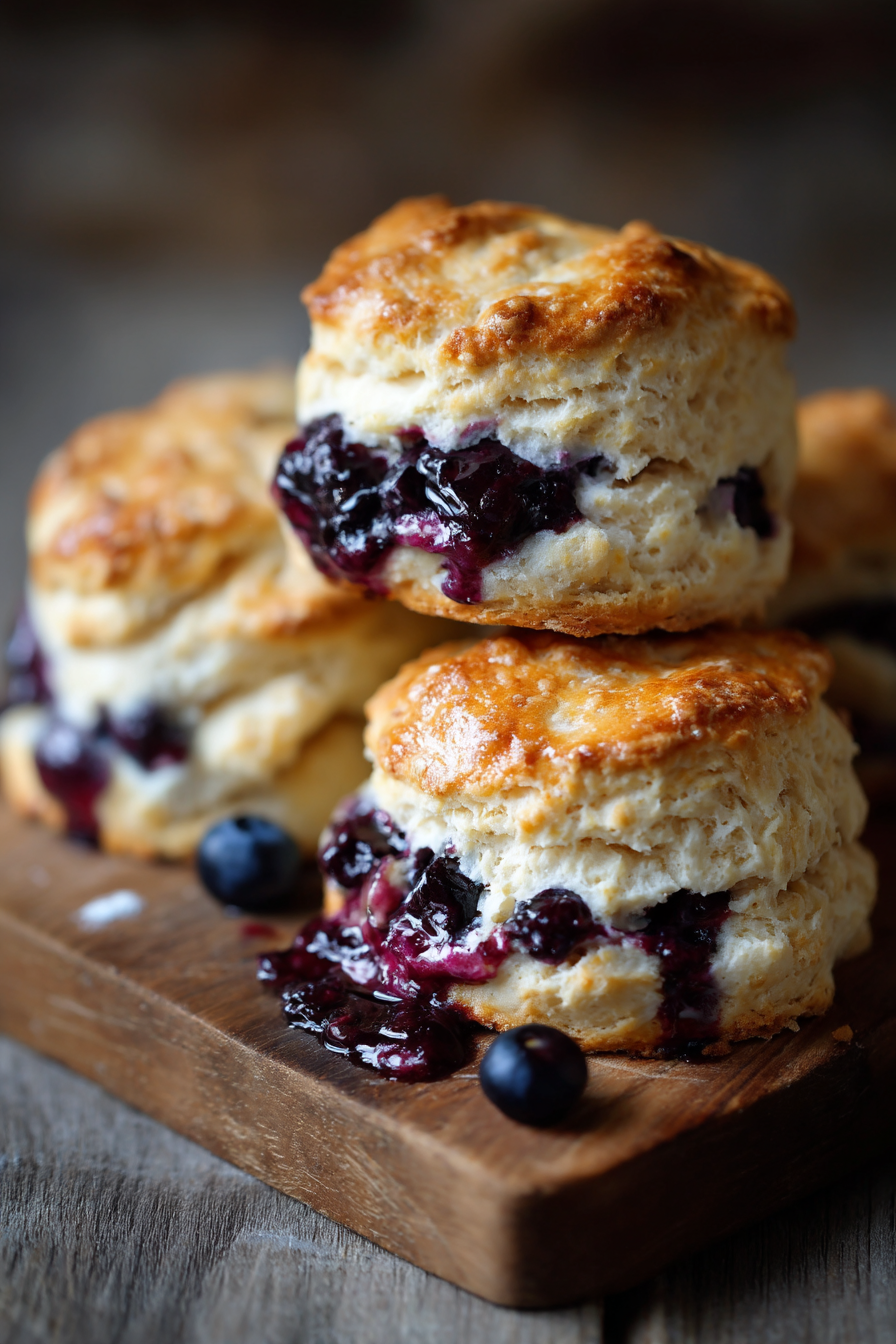Sweet Blueberry Biscuits