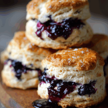 Sweet Blueberry Biscuits