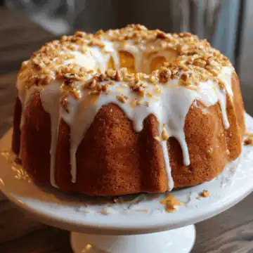 Sweet Potato Honeybun Cake