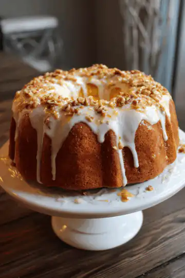 Sweet Potato Honeybun Cake