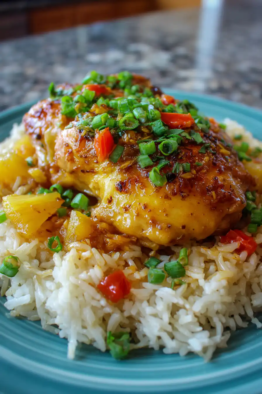 Sweet and Savory Pineapple Chicken and Rice Recipe