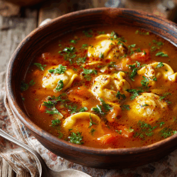 Tamale Soup with Tamale Dumplings