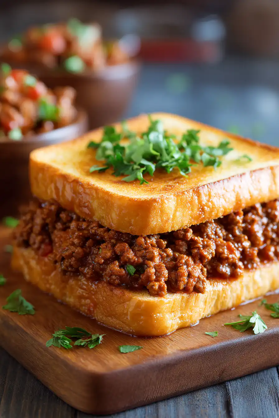 Texas Toast Sloppy Joes