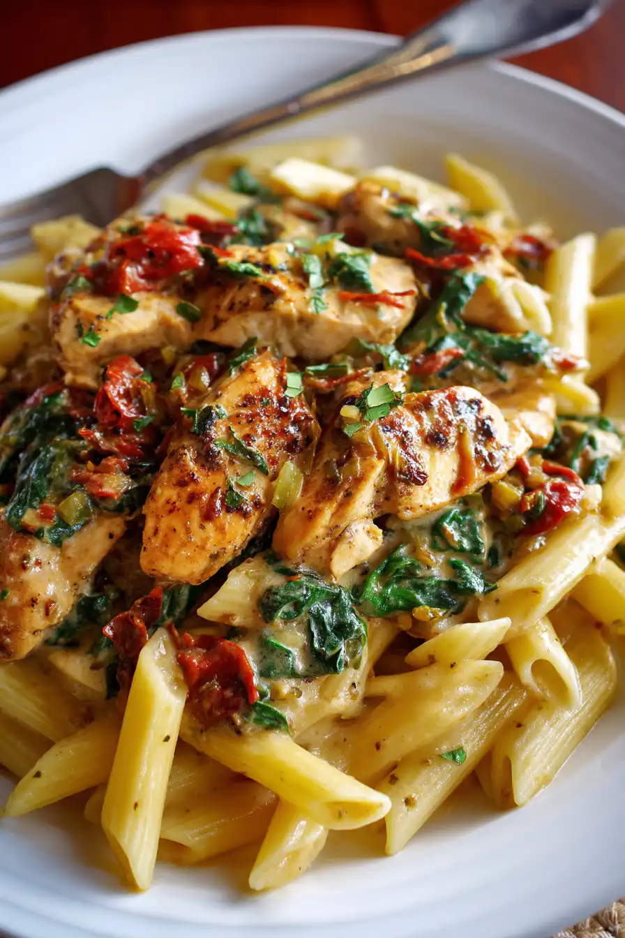 Tuscan Chicken Pasta