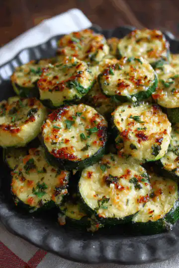 Zucchini Garlic Bites