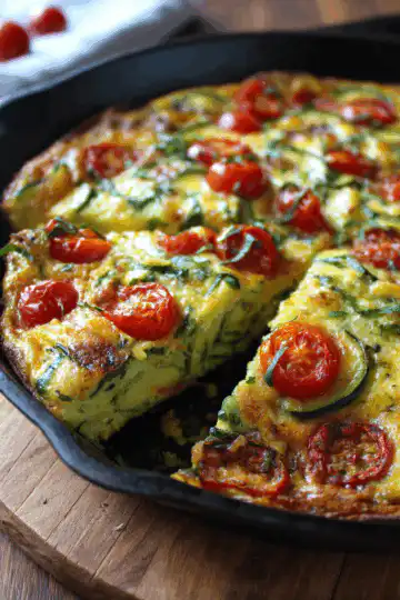 Zucchini and Tomato Frittata