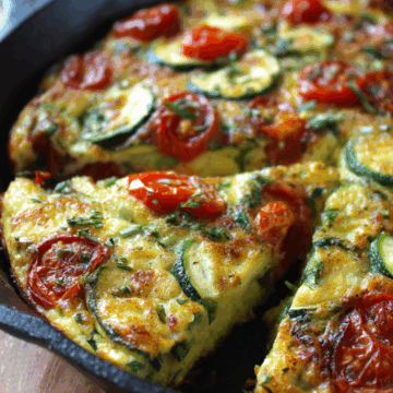 Zucchini and Tomato Frittata